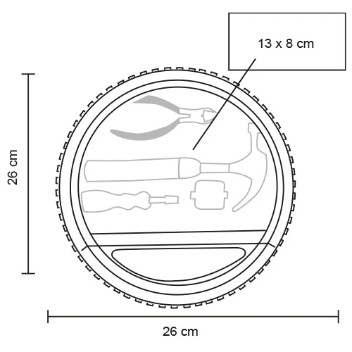 Tiff – Set De Herramientas En Forma De Llanta