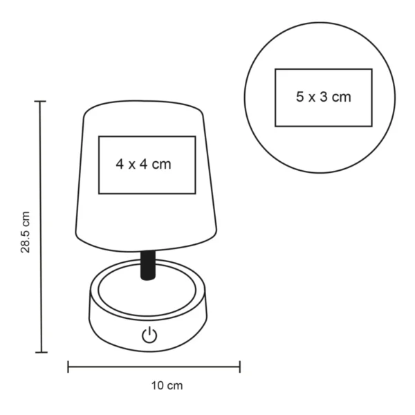 hr-061-extra Keller – Lámpara Recargable Y Plegable De 3