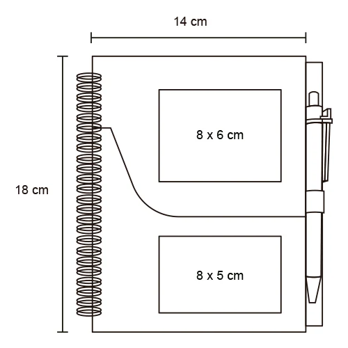 le-045-extra Bore – Libreta Ecológica De Cartón