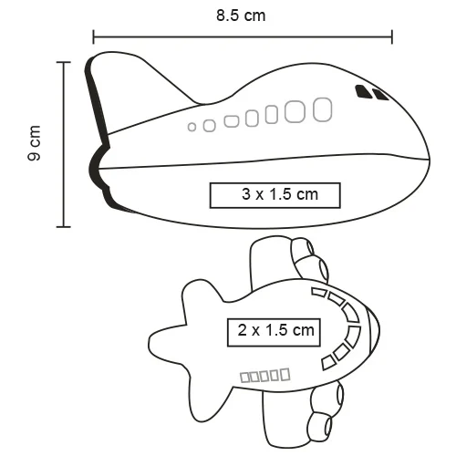 Falcon – Avión Antiestrés De Poliuretano