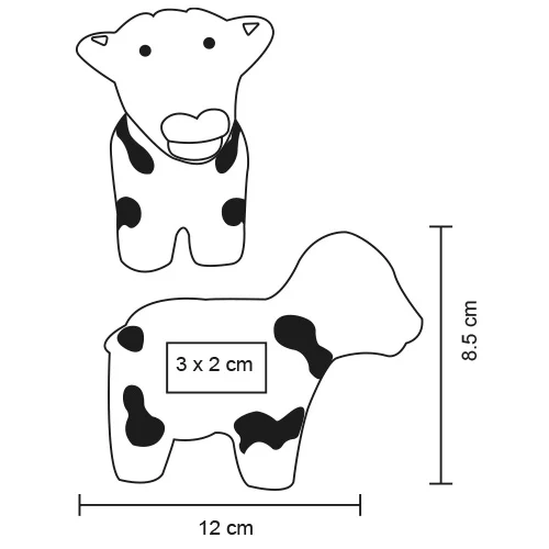 Momo – Vaca Antiestrés De Poliuretano