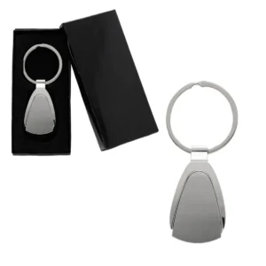 Drop – Llavero Metálico Semi Ovalado