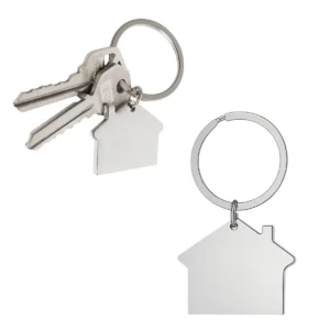 House – Llavero Metálico En Forma De Casa