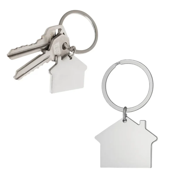 mk-002-main House – Llavero Metálico En Forma De Casa