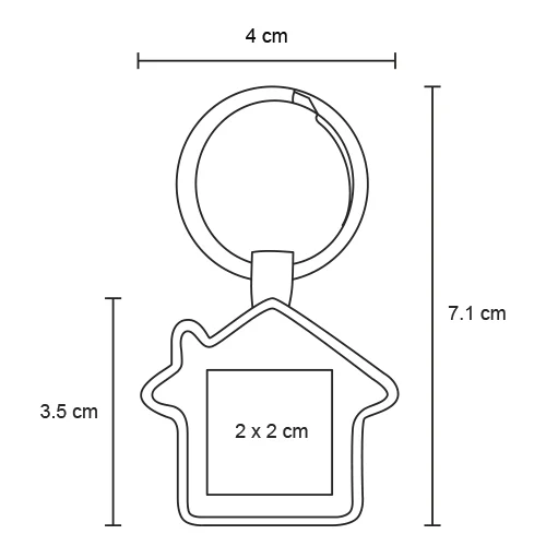 Rumah – Llavero Metálico