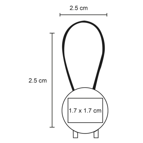 Nodo – Llavero Metálico Circular