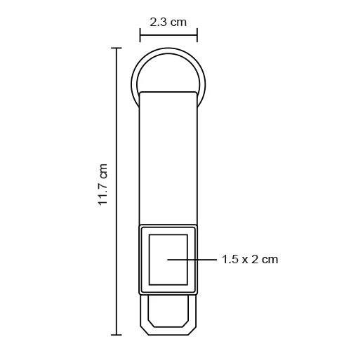 Thalassia – Llavero Metálico