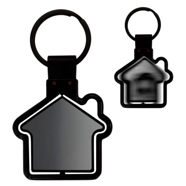 mk-060-main Villa – Llavero De Metal En Forma De Casa