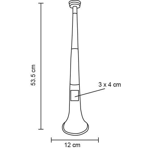 mx-003-extra Brody – Vuvuzela Tricolor Extensible