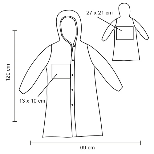 Azteca – Impermeable Tricolor