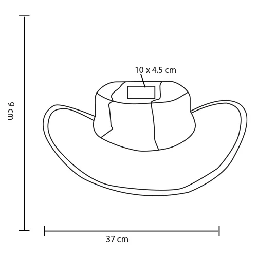 Tiro – Sombrero De México Plegable