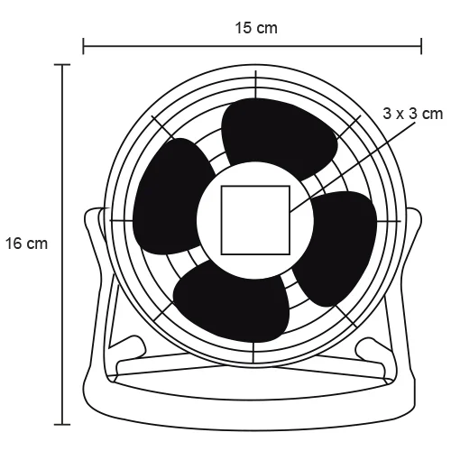 Loft – Mini Ventilador De Escritorio