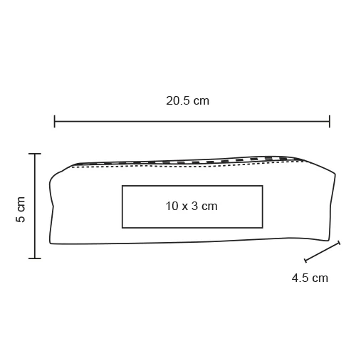 o-095-extra Pencil – Lapicera Rectangular De Poliéster
