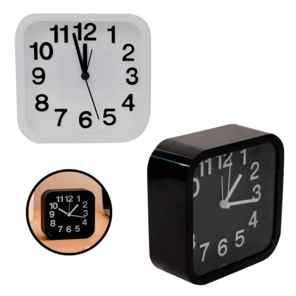 Tidara – Reloj De Escritorio Cuadrado
