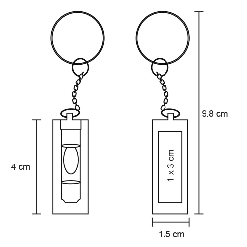 Zulu – Llavero Nivel De Burbuja