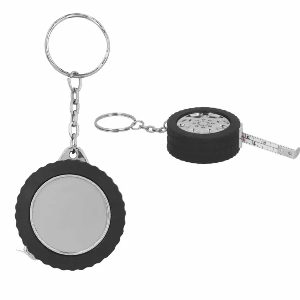 pk-010-main Rin – Llavero Flexómetro En Forma De Llanta,