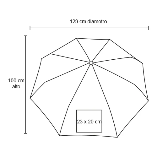 Caddie – Paraguas Bicolor