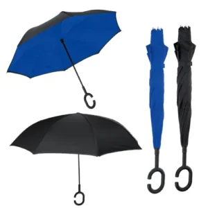 Grau – Paraguas Reversible Manual De 8 Gajos