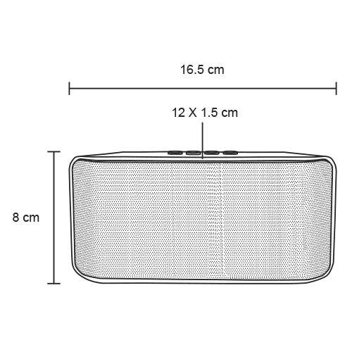 Hansel – Bocina Portátil Bluetooth En Acabado