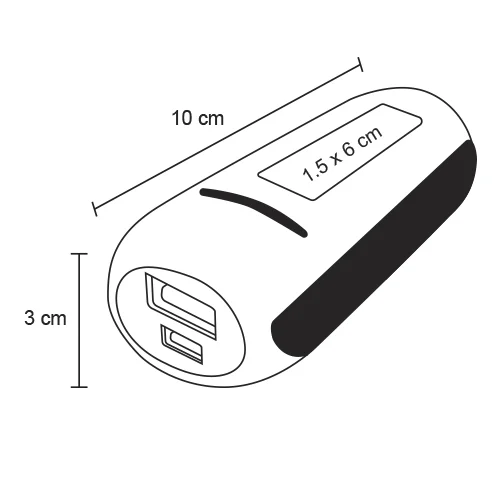 Bakan – Batería Portátil De Plástico