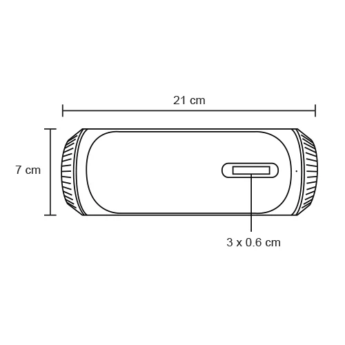 Aoki – Bocina Portátil Bluetooth De Plástico