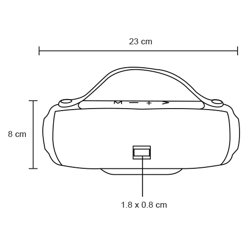 so-082-extra Galaxia – Bocina Portátil Bluetooth En Acabado