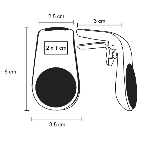 so-088-extra Moon – Sujetador De Auto