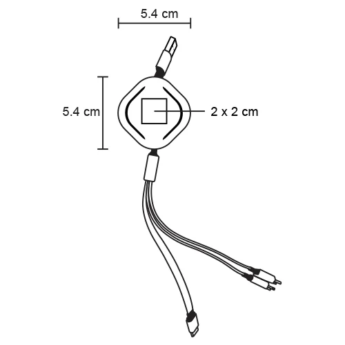 Silver – Cargador Multifuncional Cuadrado