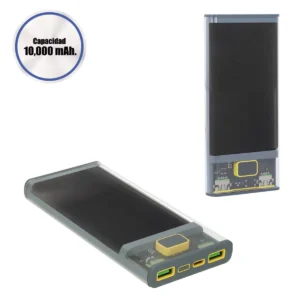 Fast – Power Bank Transparente De 10,000 Mah