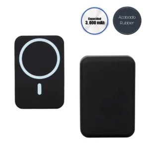 Load – Power Bank Wireless De Acabado Rubber