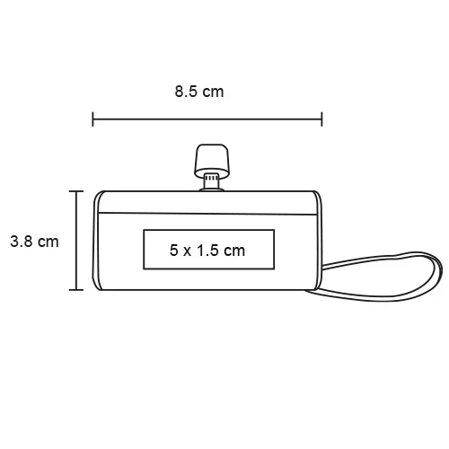 so-149-extra Bit – Power Bank Transparente De 5,000 Mah
