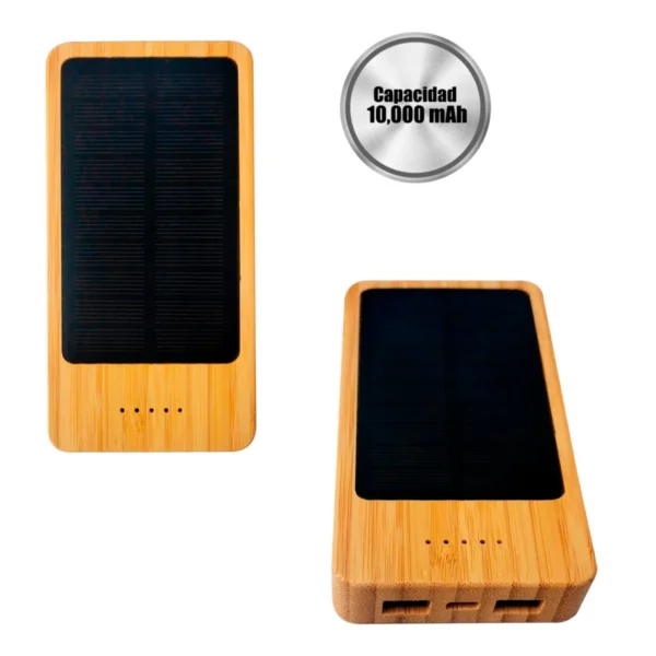 Sonne – Power Bank De Bambú De 10,000 Mah De