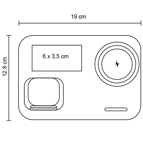 Kyle – Multicargador Inalámbrico 3 En 1