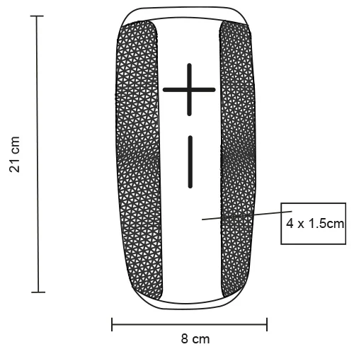 Rauw – Bocina Bluetooth Portátil