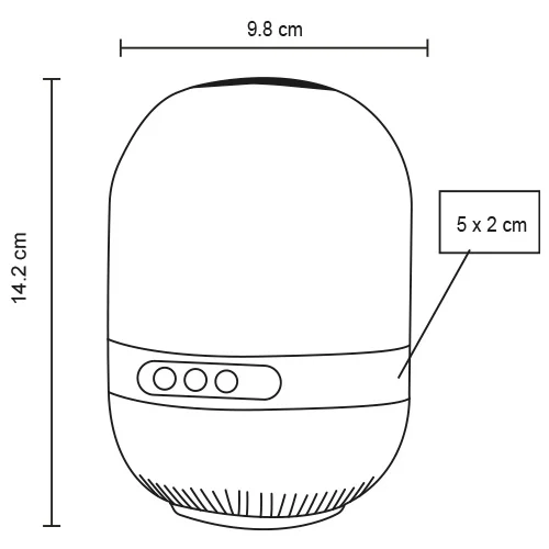 Rose – Bocina Bluetooth Portátil