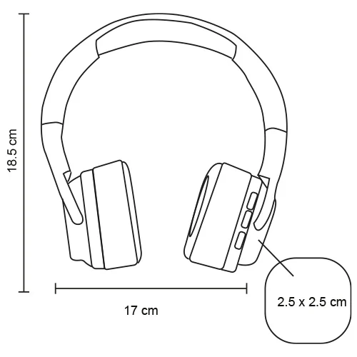Ozuna – Audífonos Inalámbricos Plegables
