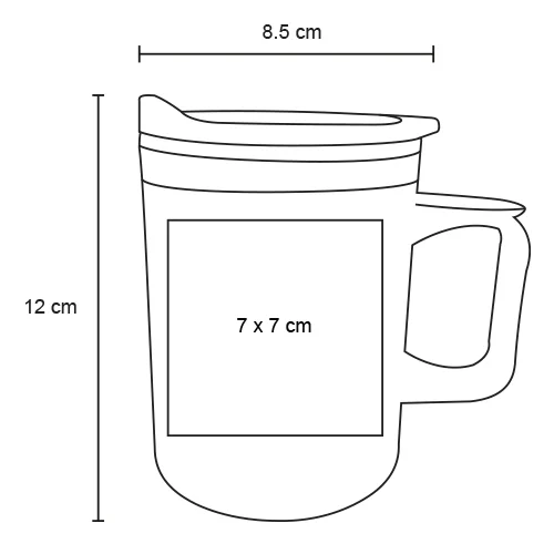 t-145-extra Coffee – Taza Con Doble Pared De Acero