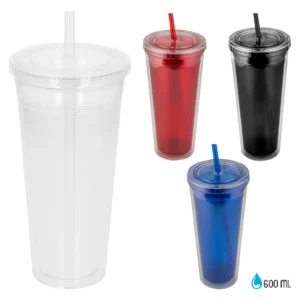 Tropical Xl – Vaso De Doble Pared De Plástico