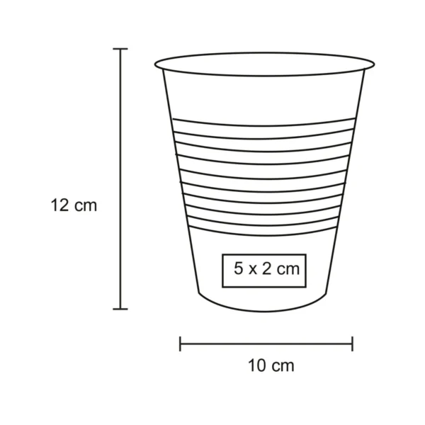 Party – Vaso Plástico De Color Sólido