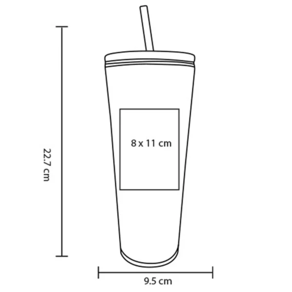 t-348-extra Cetra – Vaso De Doble Pared De Plástico
