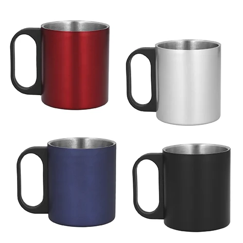 Moka – Taza De Acero Inoxidable Acabado Mate Y