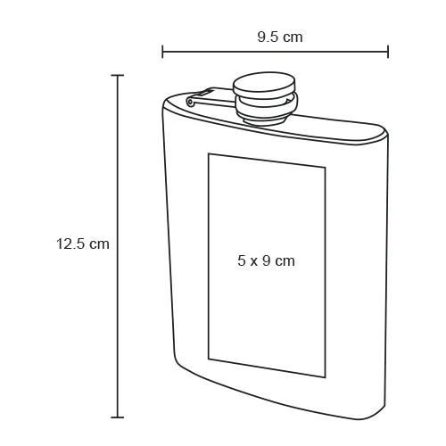Fetin – Licorera De Bolsillo De Acero Inoxidable