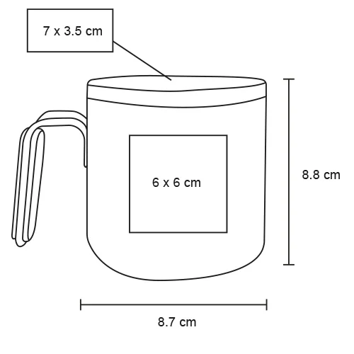 Froc – Taza De Doble Pared De Acero Inoxidable
