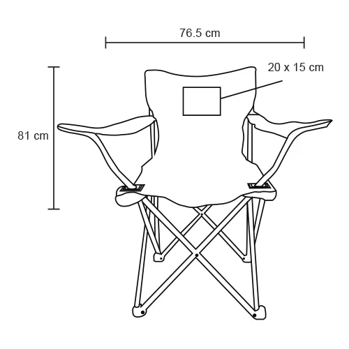 Sand – Silla Portátil Plegable De Metal