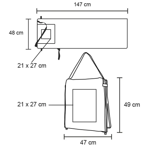 tl-030-extra Camarena – Cama De Poliéster Portátil