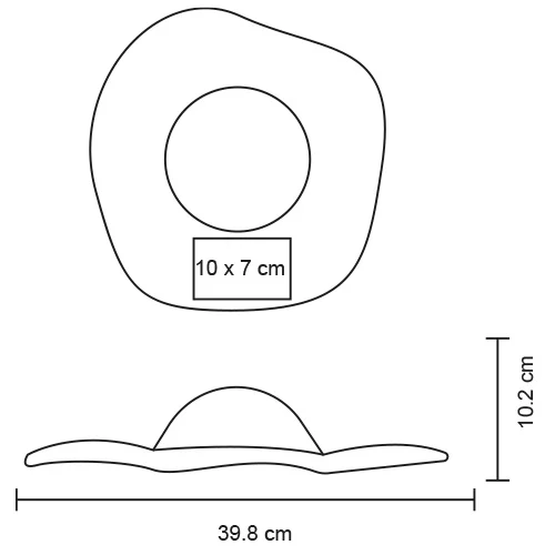 Jeju – Sombrero De Paja De Papel