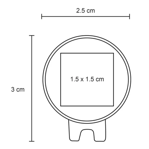 Divot – Marcador De Golf Metálico Y Magnético