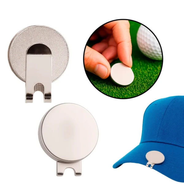 Divot – Marcador De Golf Metálico Y Magnético