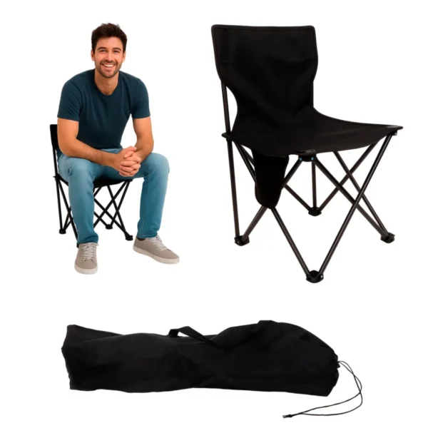 Stul – Mini Silla Portátil Plegable De Metal