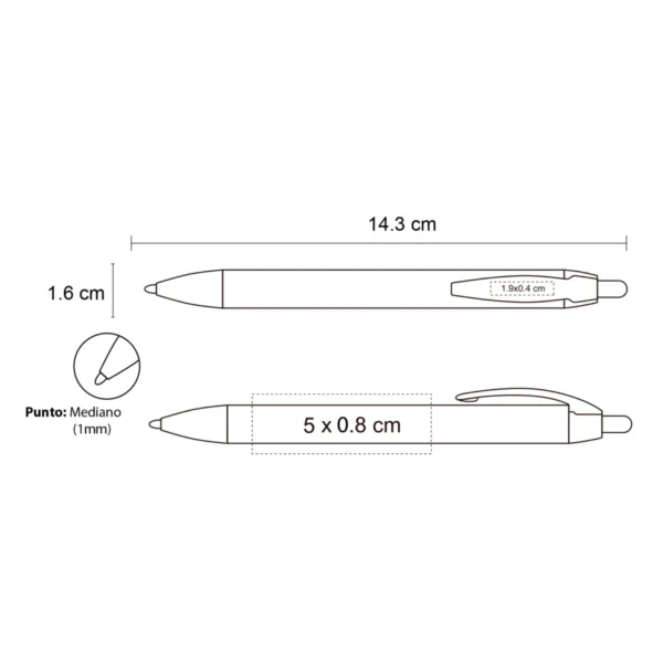 Bic – Bolígrafo De Plástico Grueso